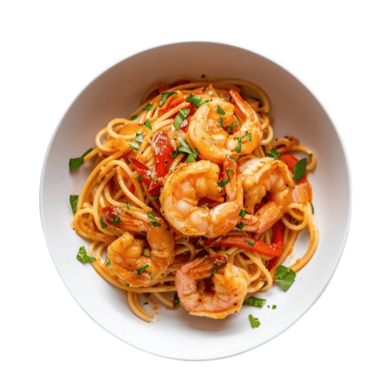 prawn linguine