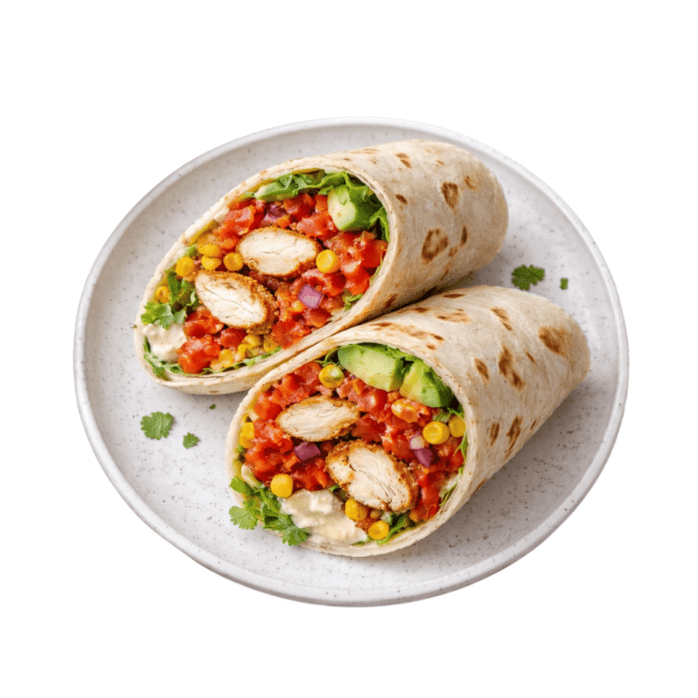 chicken salsa wrap