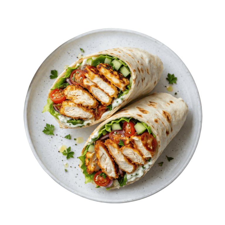 halloumi wrap